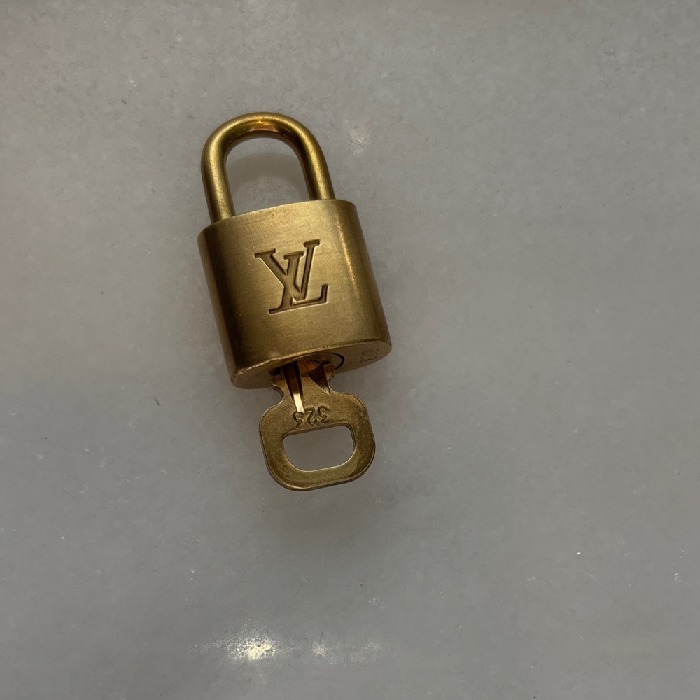 Louis Vuitton Brass Padlock with Key